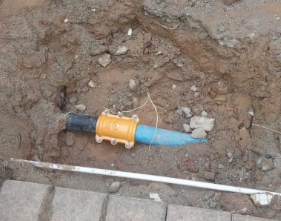 港闸水管漏水检测的情况